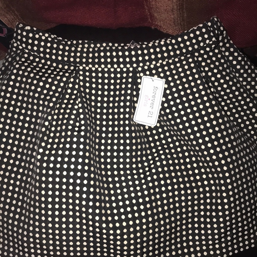 polka dot forever 21 girls skirt